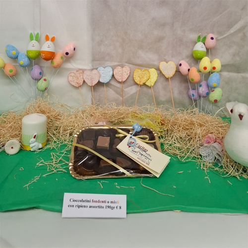 Vassoio di cioccolatini ripieni assortiti 190gr