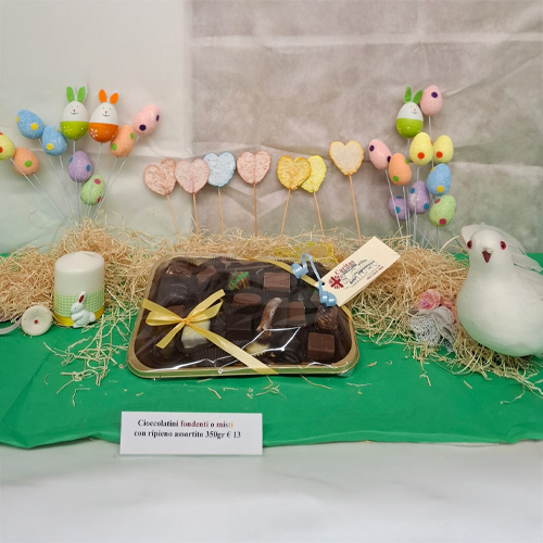 Vassoio di cioccolatini ripieni assortiti 350gr